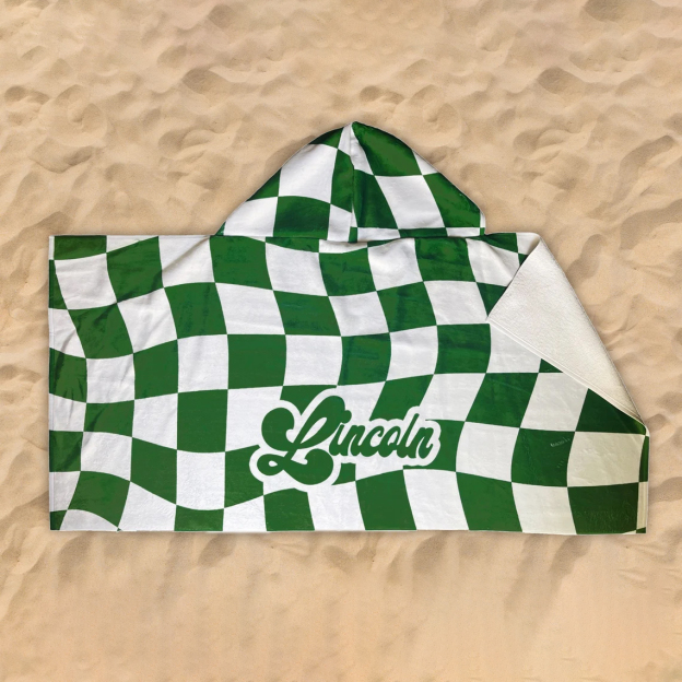 Personalized Hooded Beach Towel for Summer & Beach | CWHTowel44