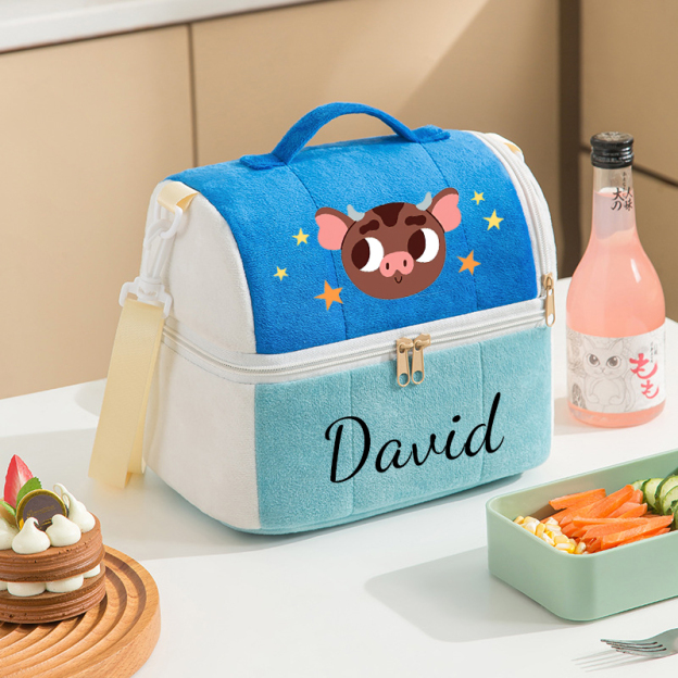 Personalized Cute Pattern Kids Lunch Bag