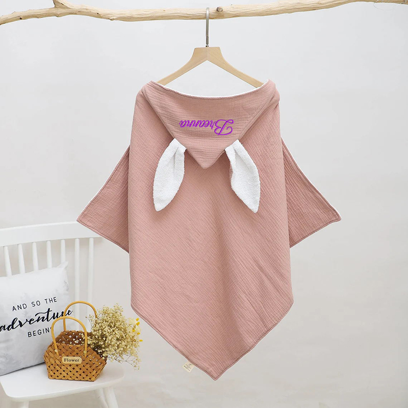 Personalized Embroidered Organic Cotton Cuddle Blanket | CWBaby75