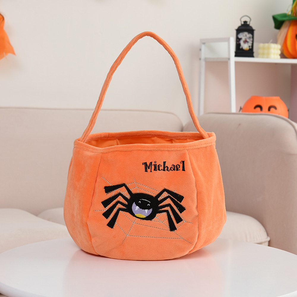 Personalized Embroidery Halloween Bucket | CWHalloween09