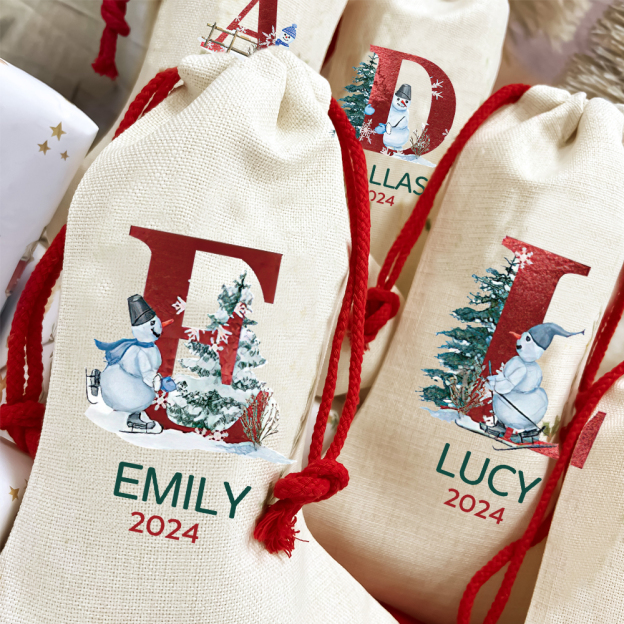 Personalized 30*40cm Christmas Santa Stocking | MCGift21