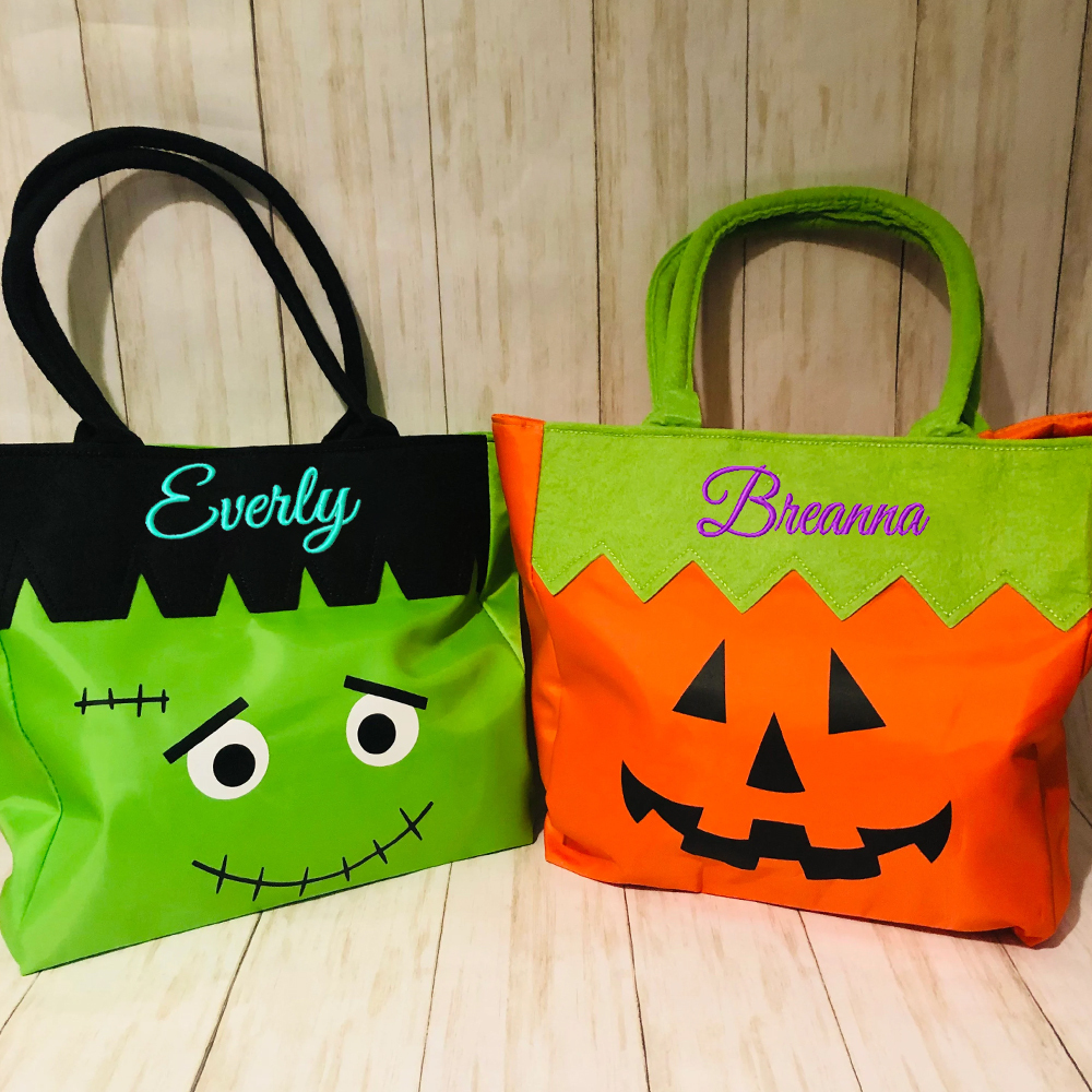 Personalized Name Halloween Tote Bag | CWHalloween04
