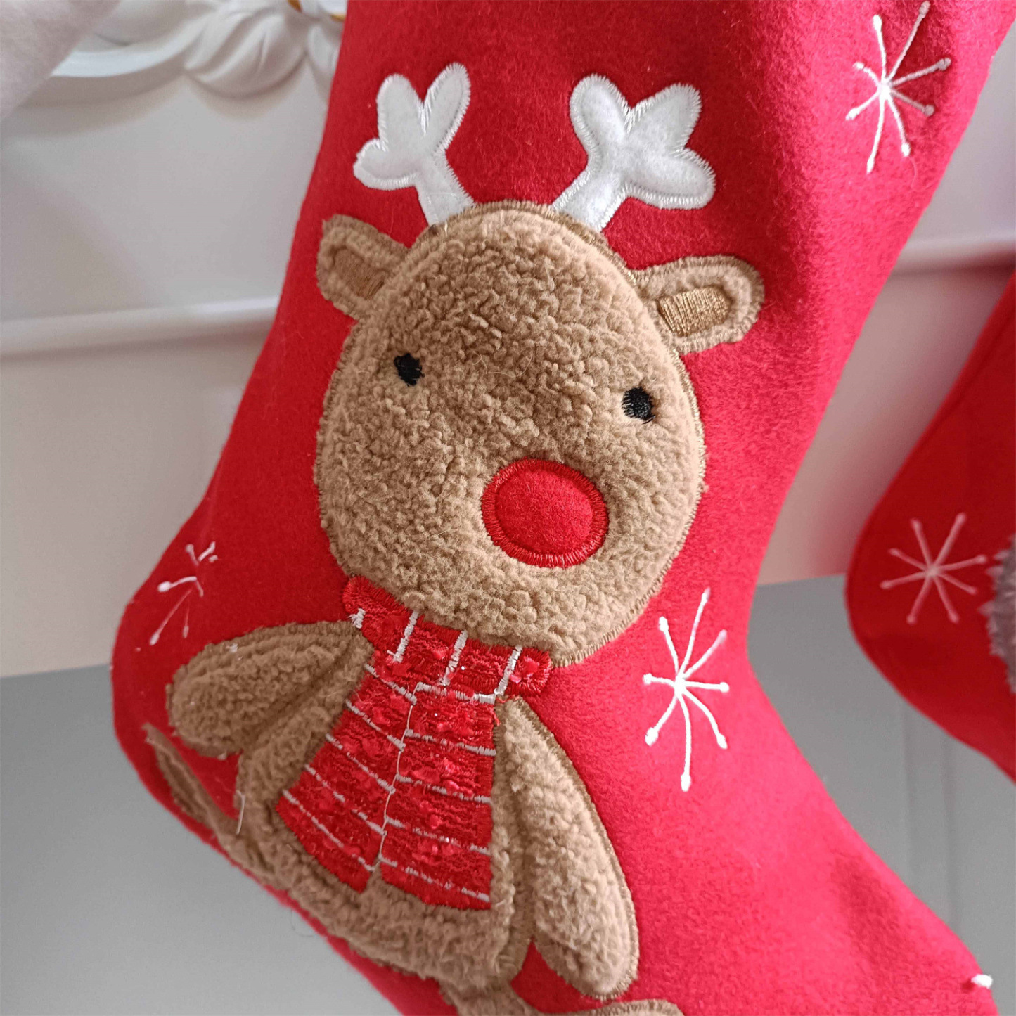 Personalized Embroidered Cute Pattern Christmas Stocking | MCGift39