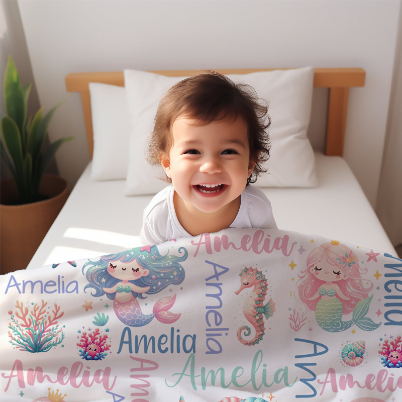 Personalized Lovely Kid Blanket for Comfort & Unique | BKKid135