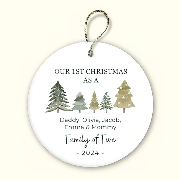 Personalized Family Christmas Ornaments Decoration | MCGift57