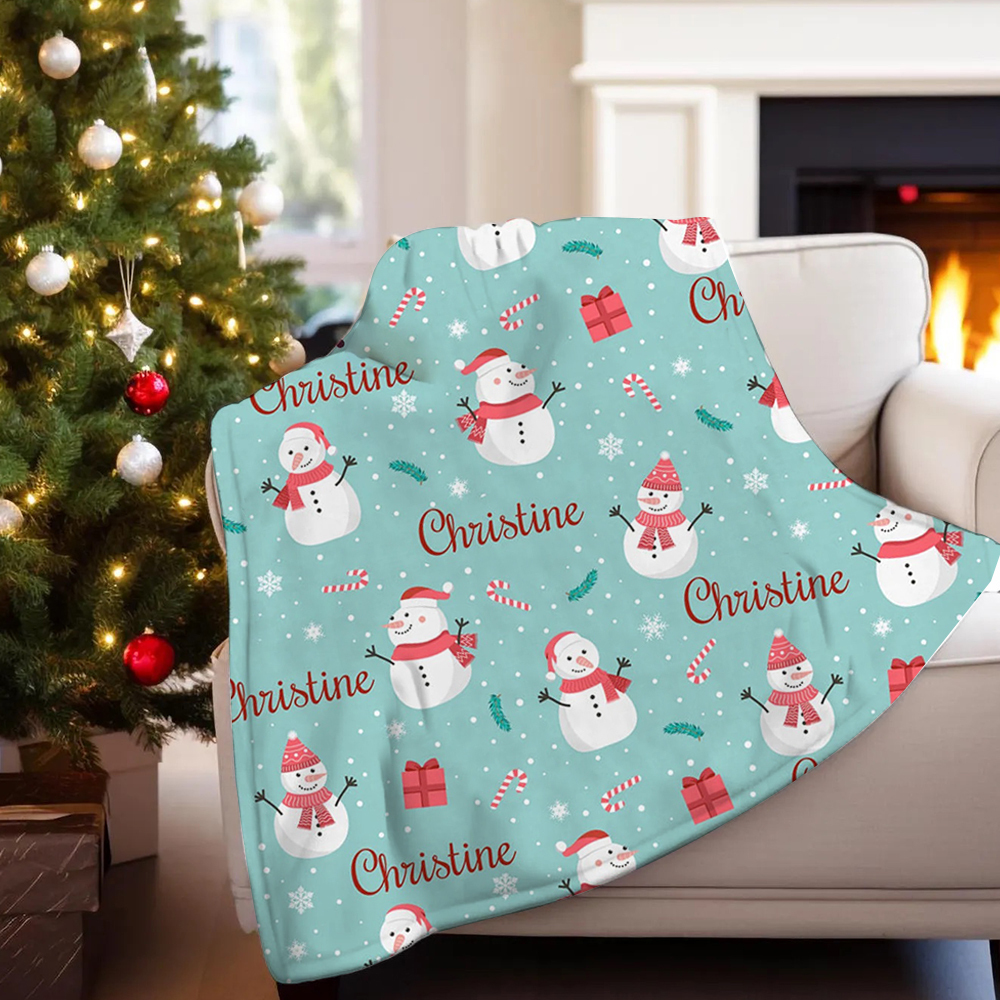Personalized Merry Christmas Blanket for Comfort & Unique | BKMC18