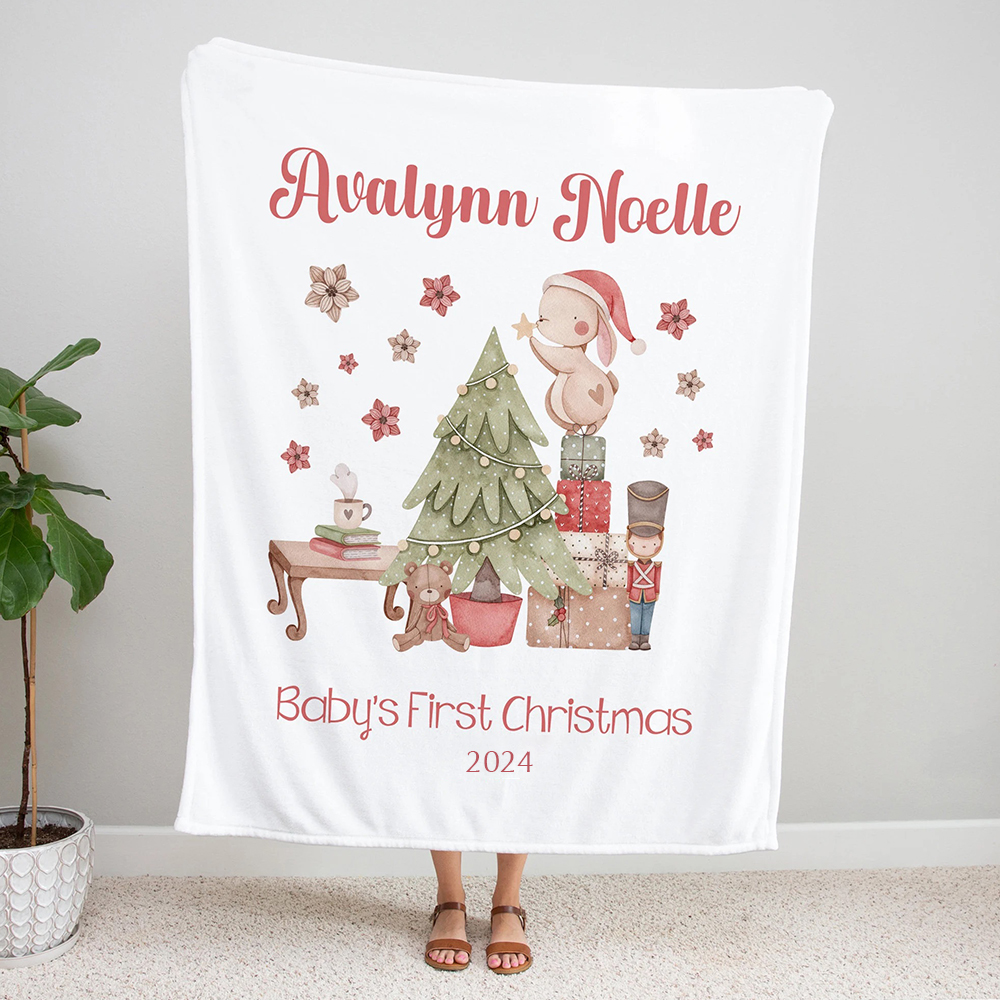 Personalized Merry Christmas Blanket for Comfort & Unique | BKMC20