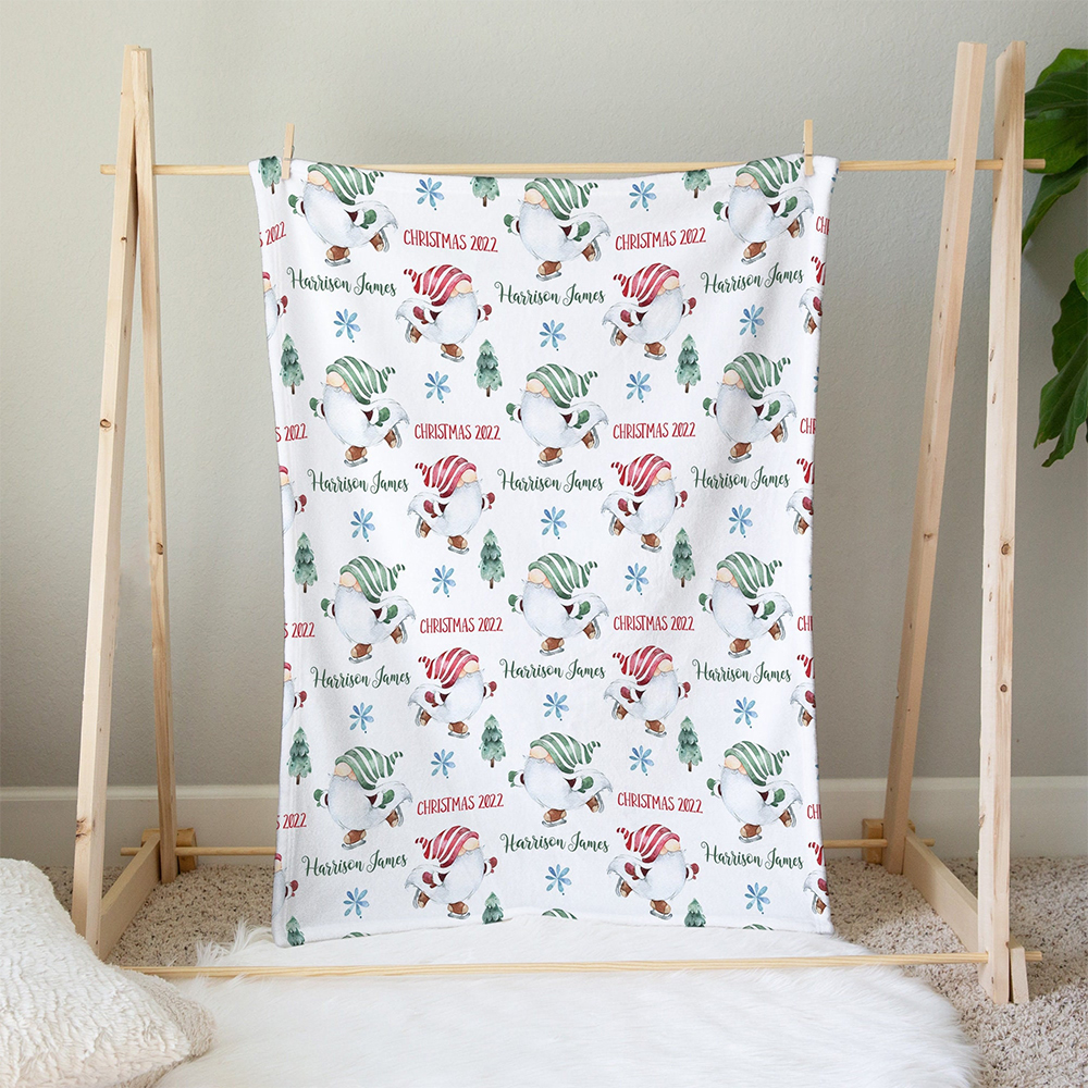 Personalized Merry Christmas Blanket for Comfort & Unique | BKMC23