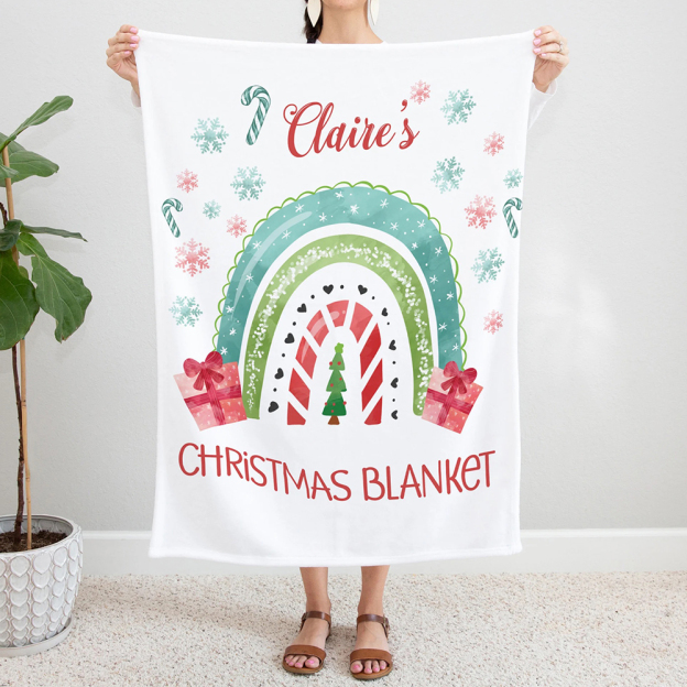 Personalized Merry Christmas Blanket for Comfort & Unique | BKMC27