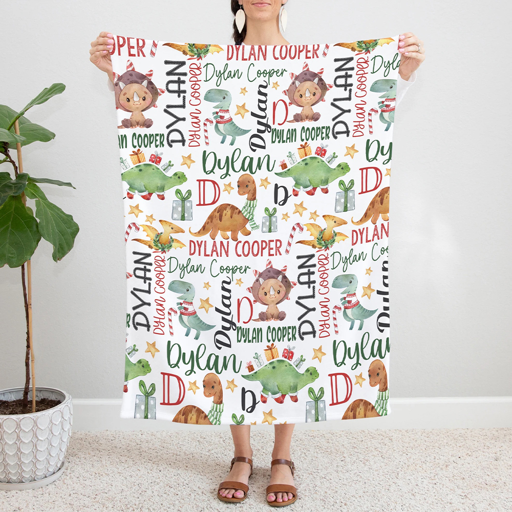 Personalized Merry Christmas Blanket for Comfort & Unique | BKMC28