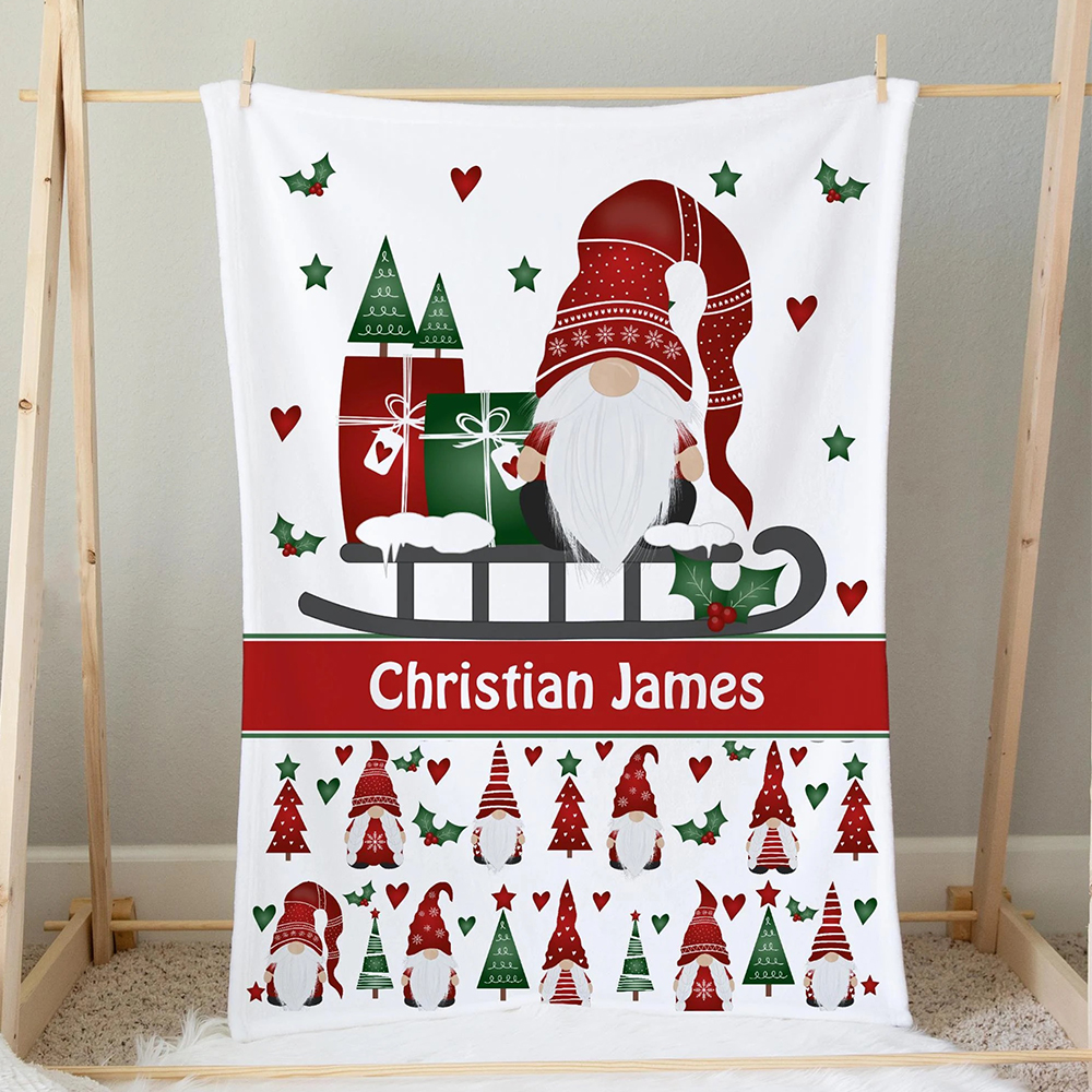 Personalized Merry Christmas Blanket for Comfort & Unique | BKMC30