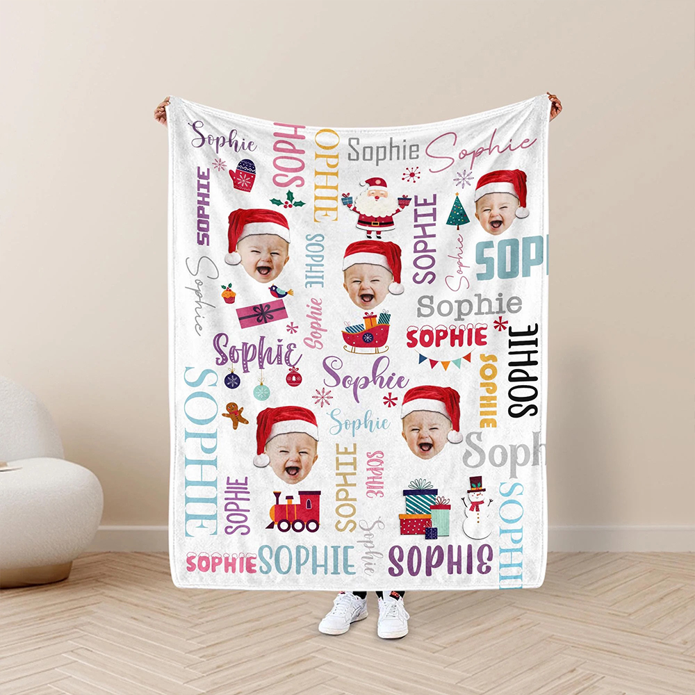 Personalized Merry Christmas Blanket for Comfort & Unique | BKMC31