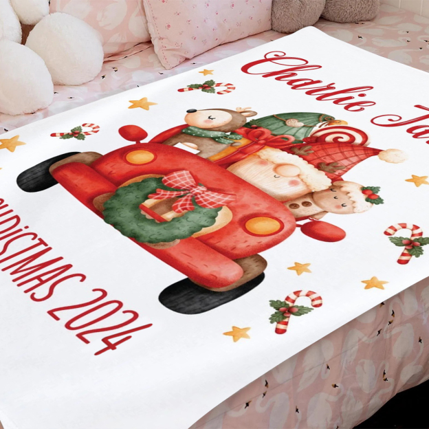 Personalized Merry Christmas Blanket for Comfort & Unique | BKMC34