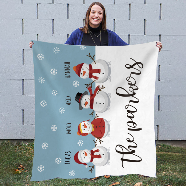 Personalized Merry Christmas Blanket for Comfort & Unique | BKMC16