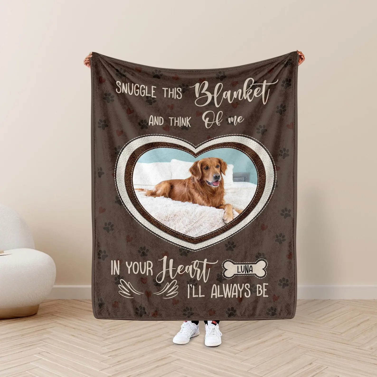 Personalized Lovely Pet Blanket for Comfort & Unique | BKPet103