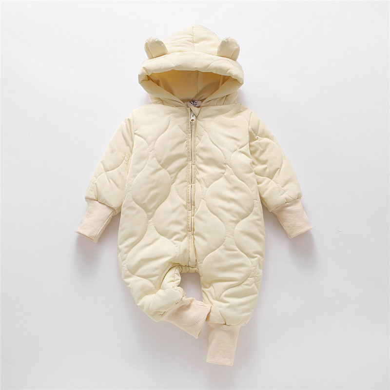 Personalized Hand Patch Kids Lightweight Puffer Romper | inJacket06