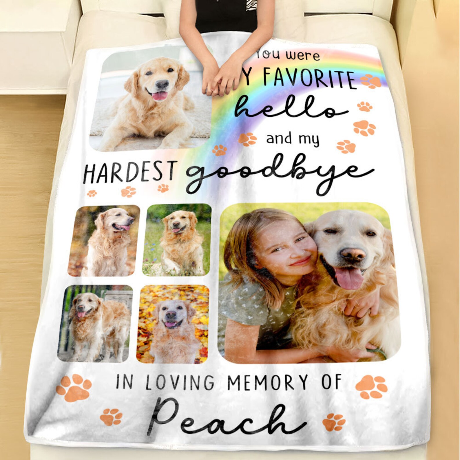 Personalized Lovely Pet Blanket for Comfort & Unique | BKPet105