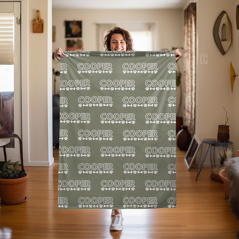 Personalized Lovely Pet Blanket for Comfort & Unique | BKPet106