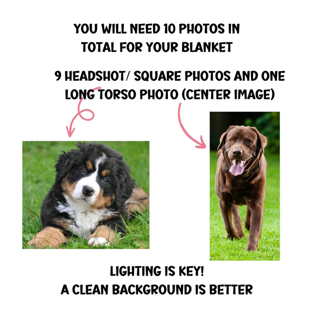 Personalized Lovely Pet Blanket for Comfort & Unique | BKPet119