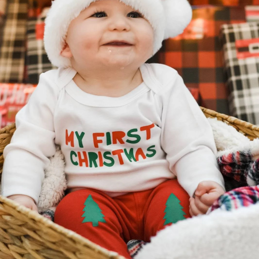 Personalized Baby Christmas Ropmer Onesie Set | MCGift91