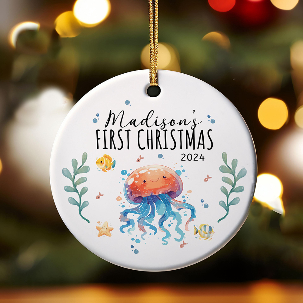 Personalized Cute Marine Animal Christmas Ornaments Decoration | MCGift5723
