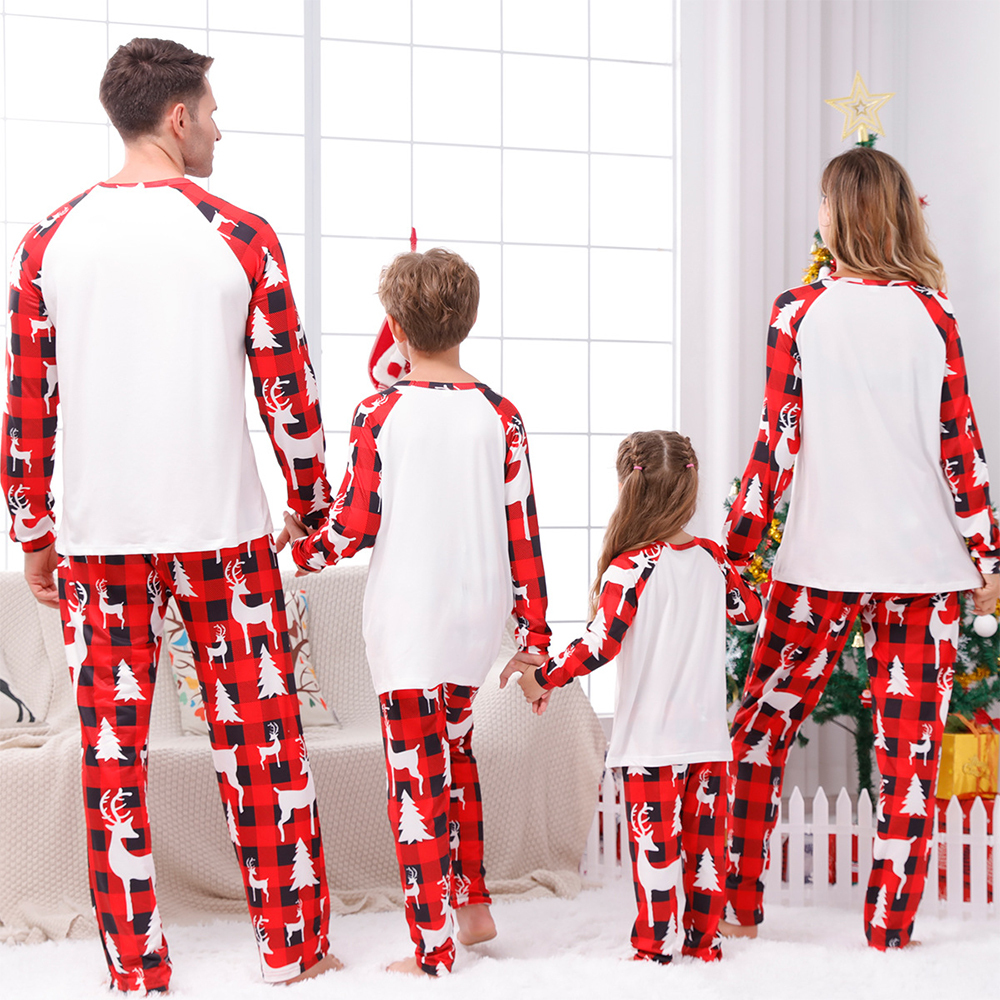 Personalized Matching Family Christmas Pajamas Set | CWFamily10