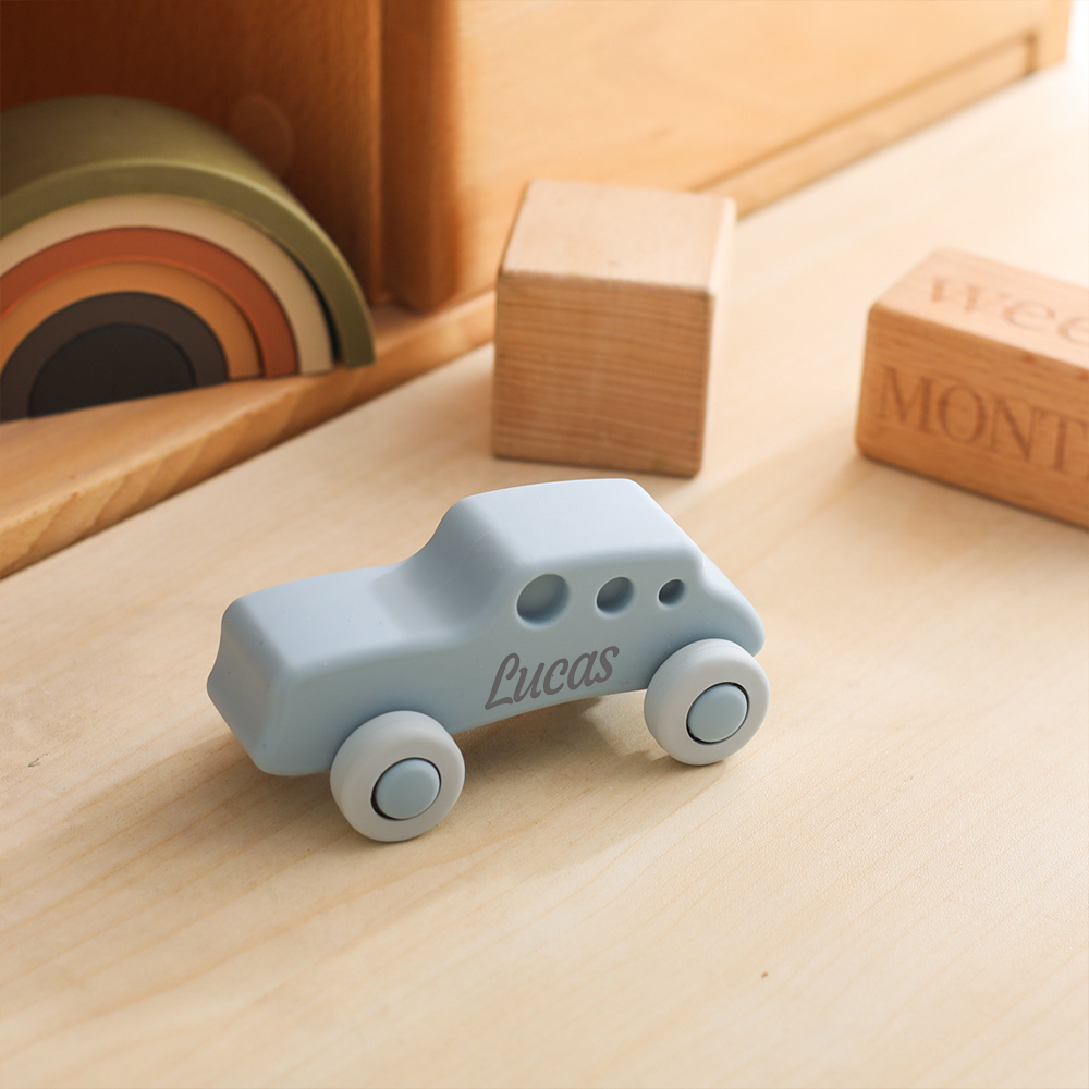 Personalized Kid Silicone Plane and Car Toy | CWToy99