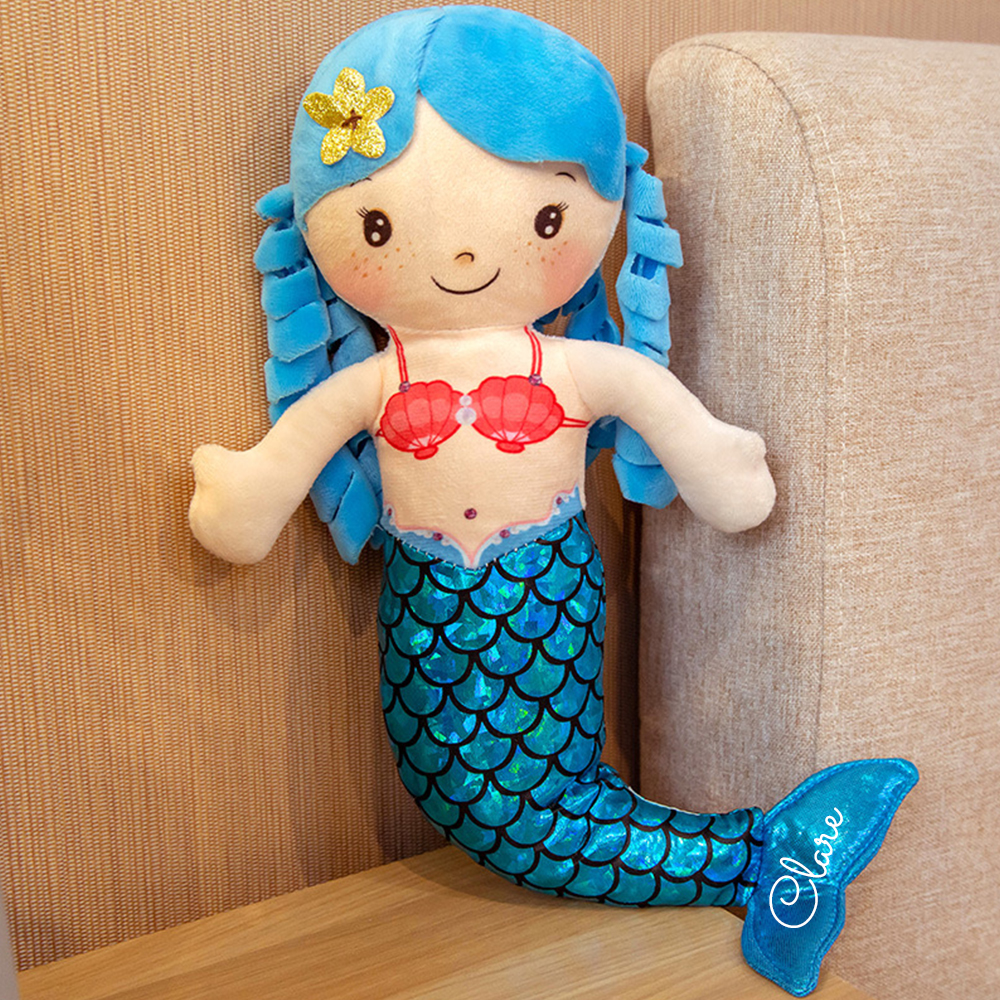 Personalized Kids Mermaid Dreammates Doll | CWToy105