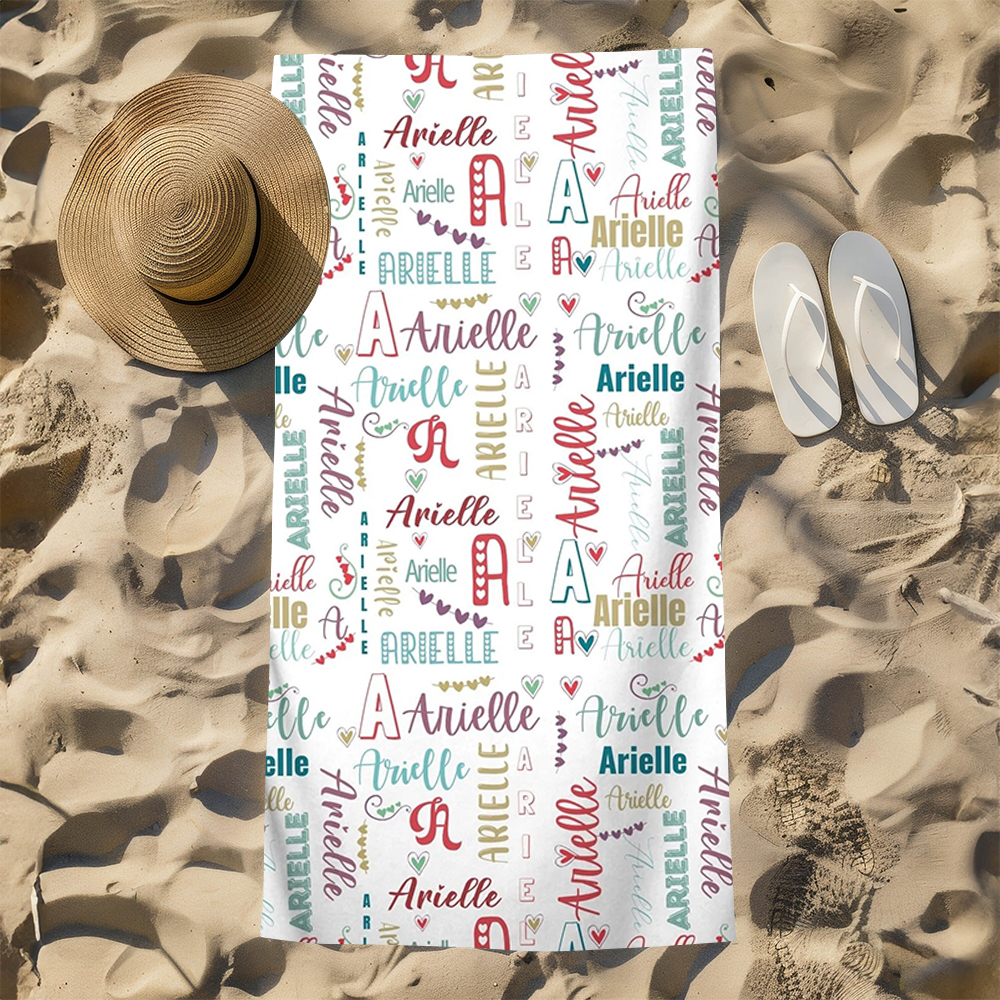 Personalized Lovely Kid Towel for Summer & Beach | CWTowel138