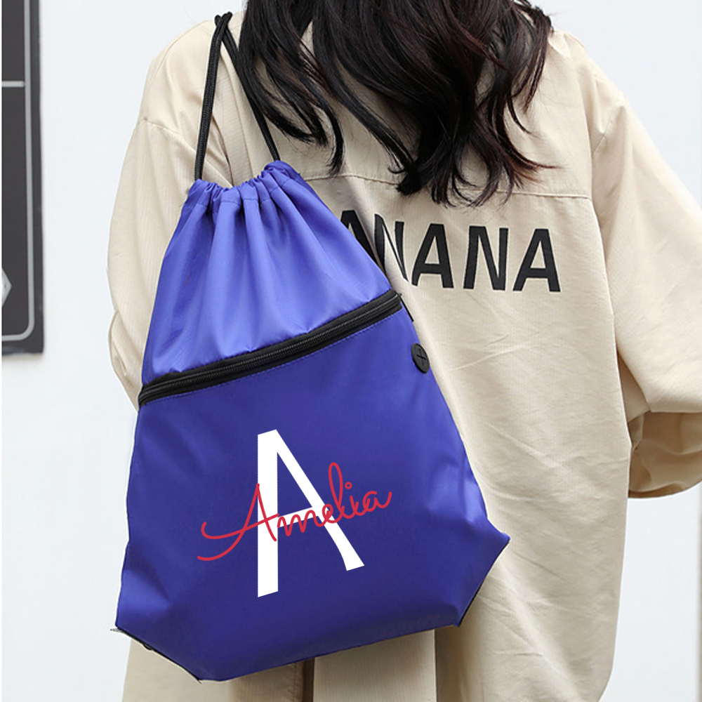 Personalized Colourful Drawstring Water Proof Beach Bag | CWBeach147