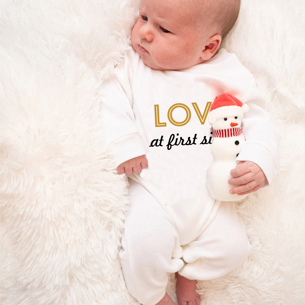 Personalized Baby First Valentine Ropmer and Hat Set | CWBaby146