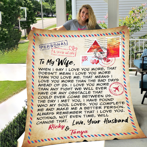 Personalized Anniversary Blanket for Comfort & Unique | BKAN015