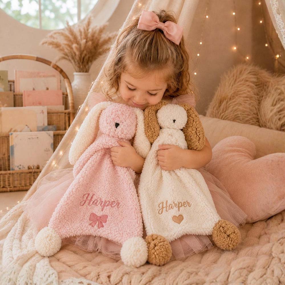 Personalized Lovely Soft Lambswool Baby Comfort Toy | CWToy190