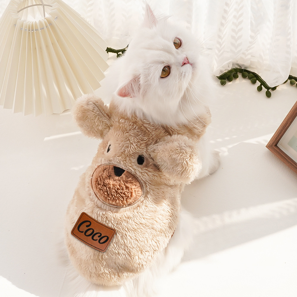 Personalized Cute Pet Soft Plush Fleece Vest | BKPet194