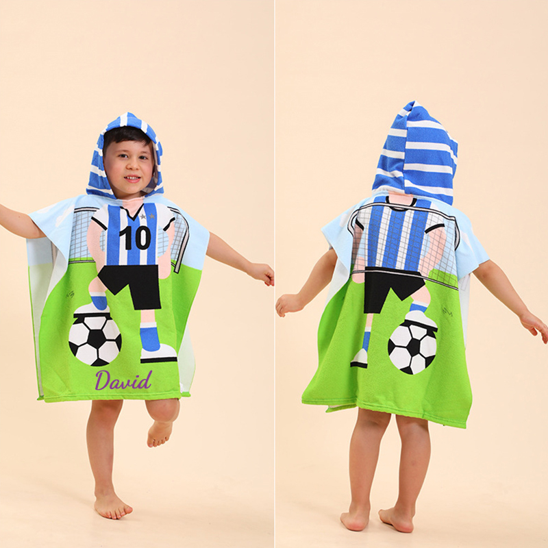 Personalized Embroidery Hooded Beach Towel for Summer & Beach | CWBeach82