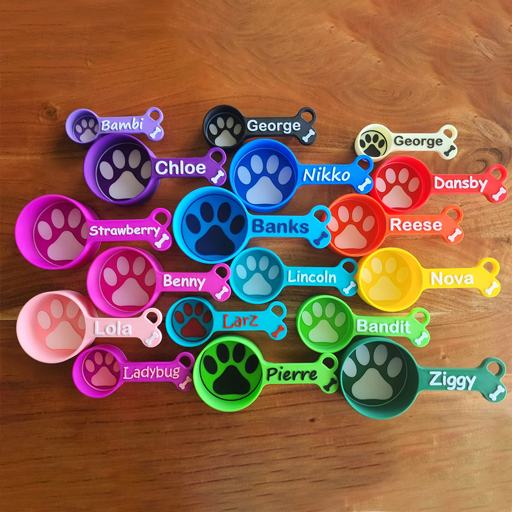 Personalized 3D Printed Pet Measuring Food Scoop Cup | BKPet154