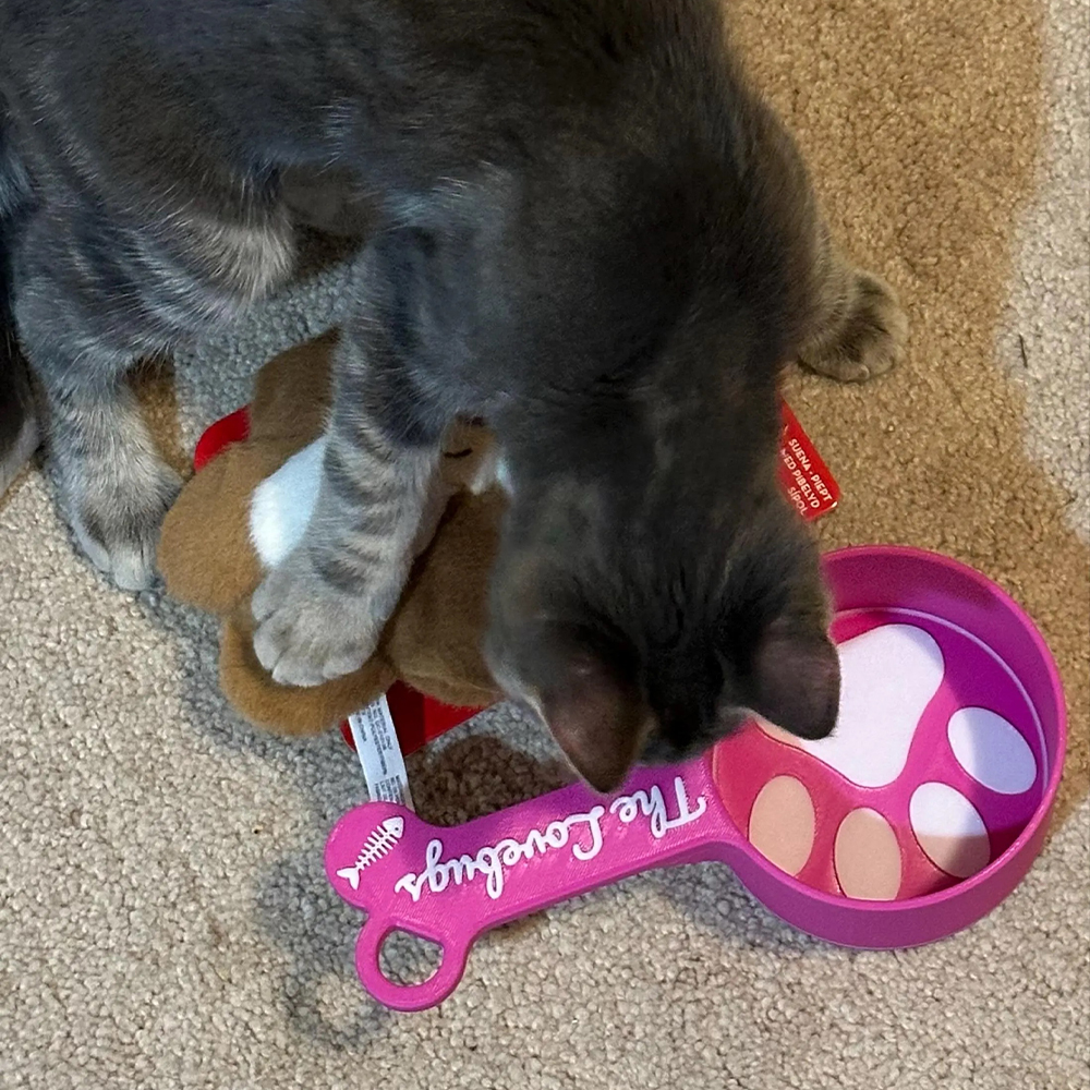 Personalized 3D Printed Pet Measuring Food Scoop Cup | BKPet154