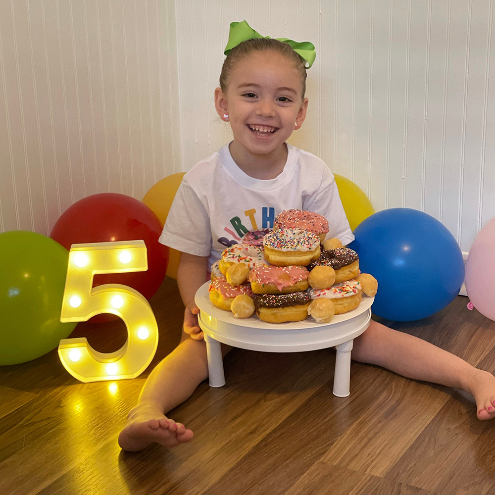 Personalized Donut Sprinkles Theme Birthday T-Shirt | inBirth29