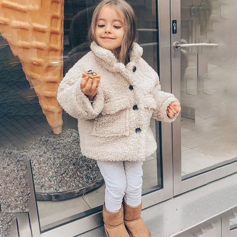 Personalized Hand Patch Kids Warm Sherpa Jacket | inJacket13