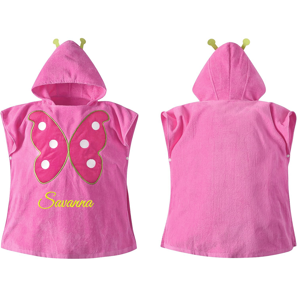 Personalized Embroidery Original Hooded Beach Towel | Cwbeach125