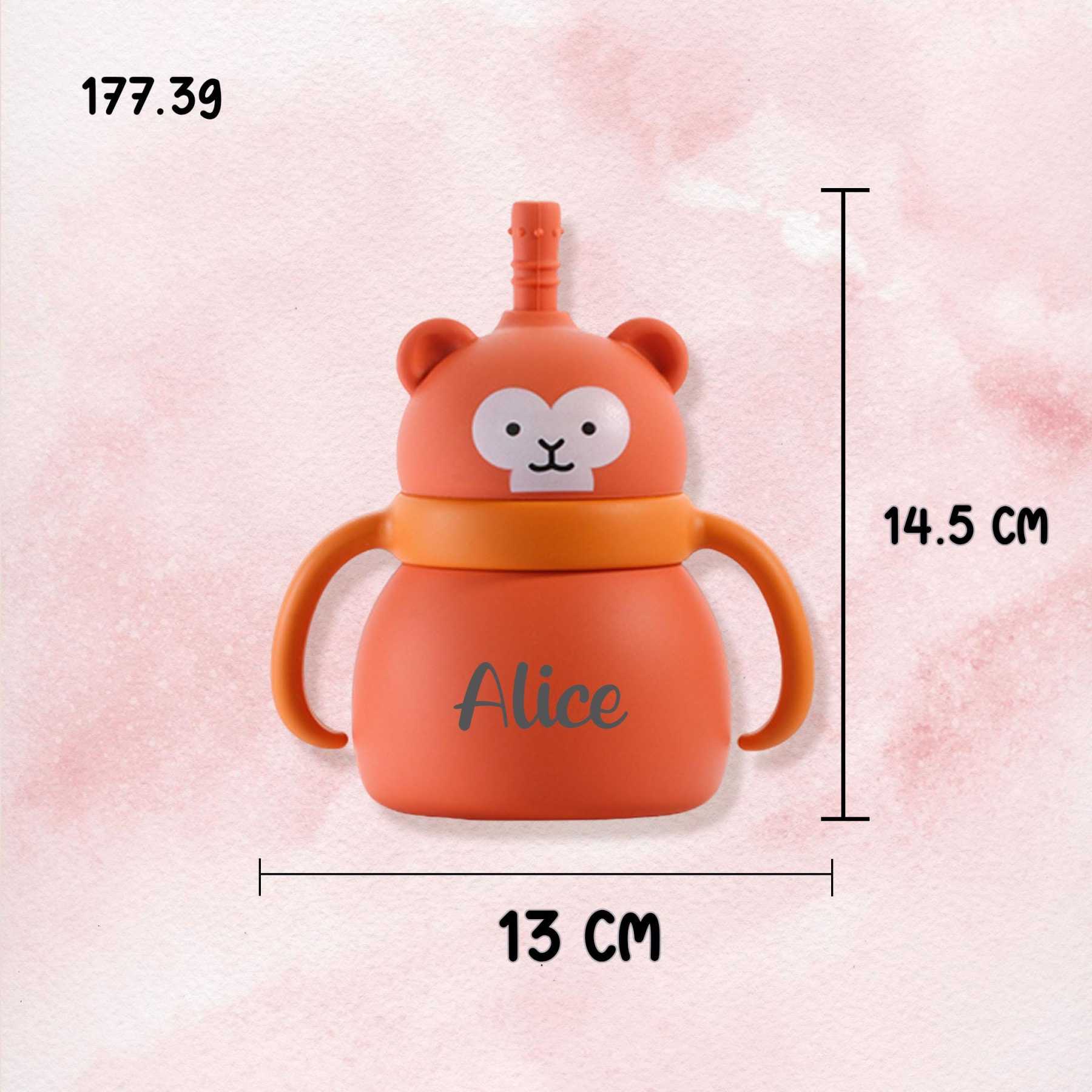 Personalised Baby Food Grade Sippy Silicone Cup  | CWBaby94