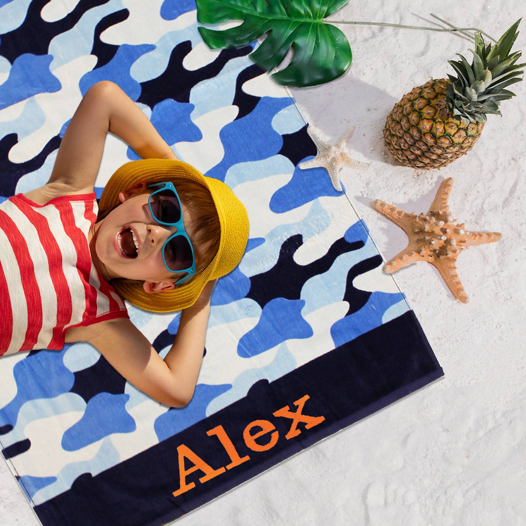 Personalized Lovely Kid Towel for Summer & Beach | CWTowel193