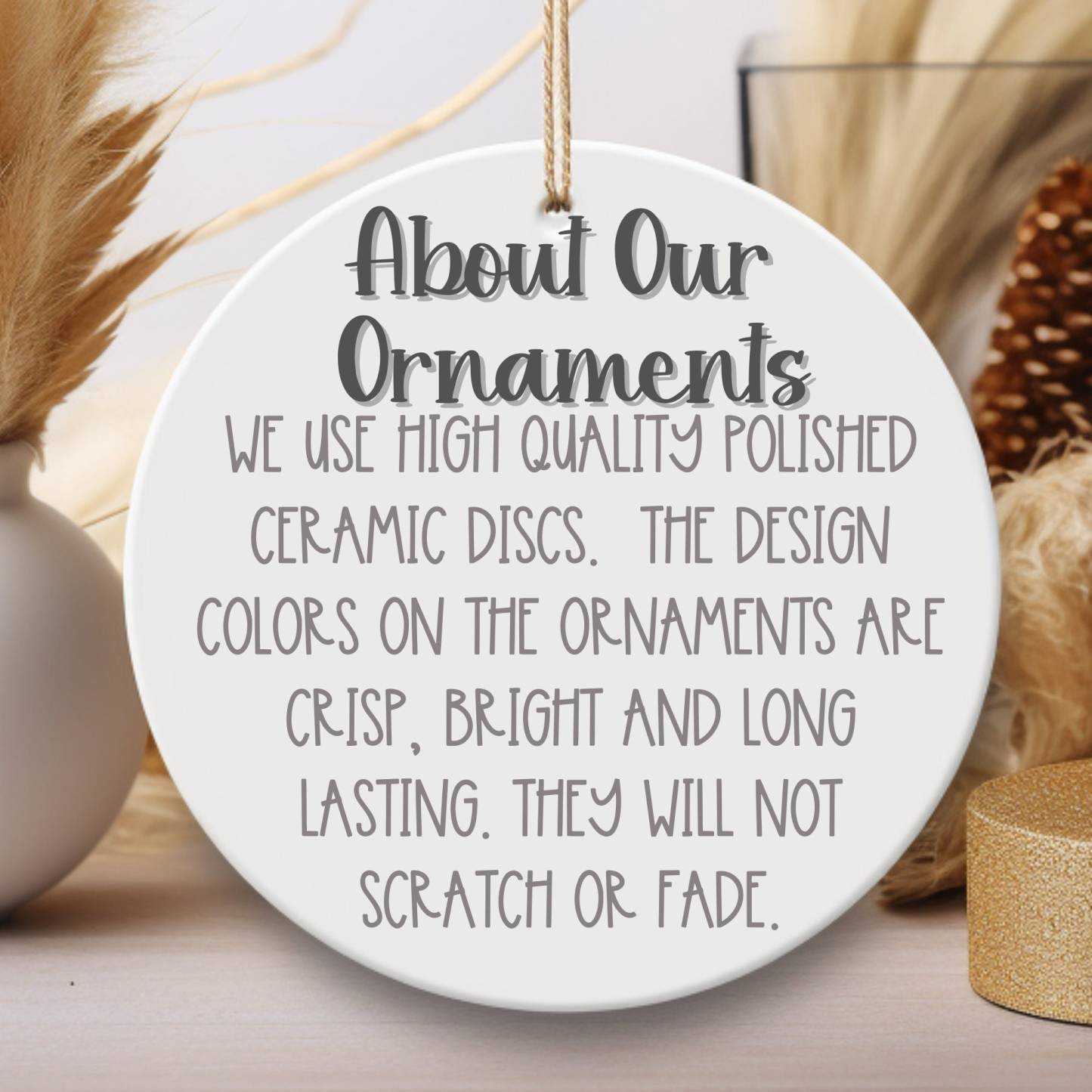 Personalized Newborn Baby Birth Announcement Ornament | CWBaby32