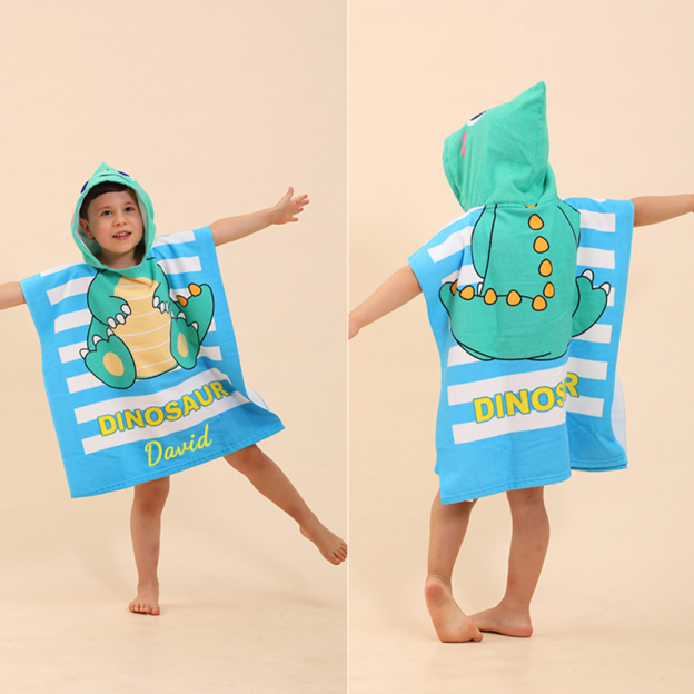 Personalized Embroidery Hooded Beach Towel for Summer & Beach | CWBeach82