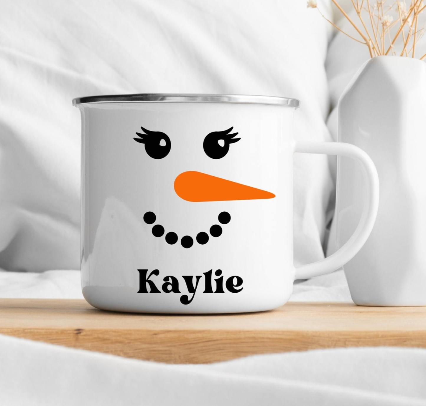 Personalised 12oz Snowman Mugs for Kids  | KidMug13