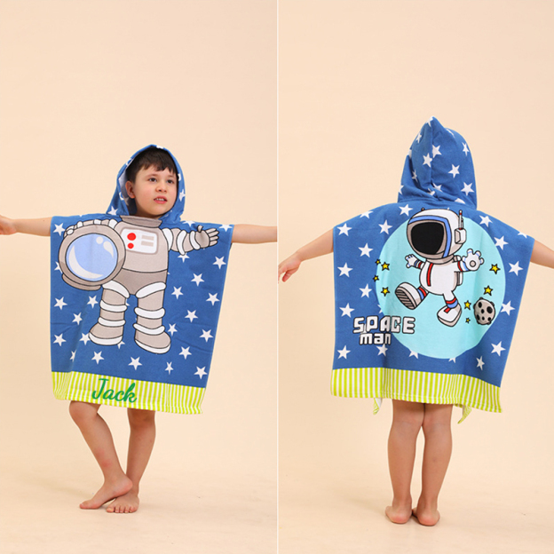 Personalized Embroidery Hooded Beach Towel for Summer & Beach | CWBeach82