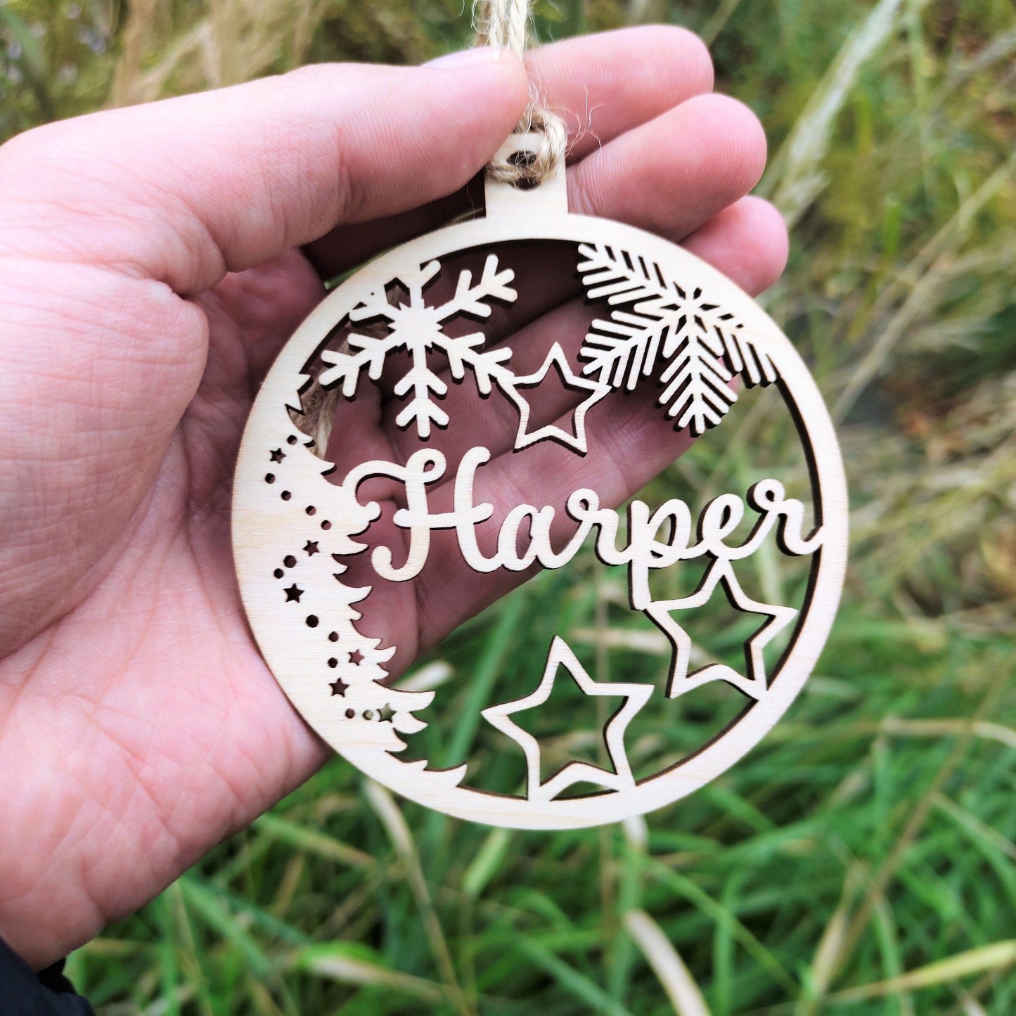 Personalized Wooden Christmas Ornaments | MCGift23