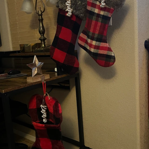 Personalized Wooden Christmas Stocking Tags | MCGift54