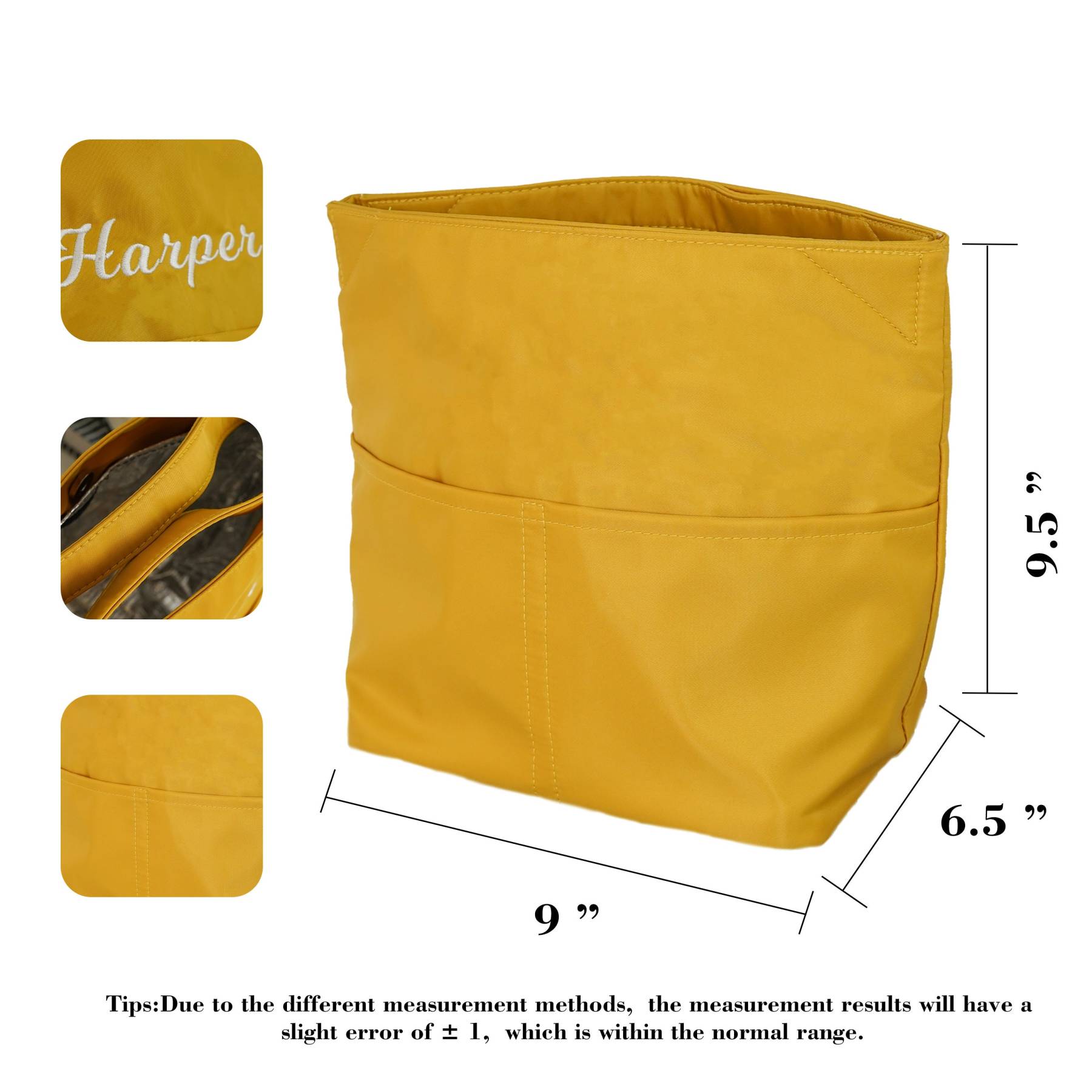 Personalized Color Kids Lunch Tote Bag