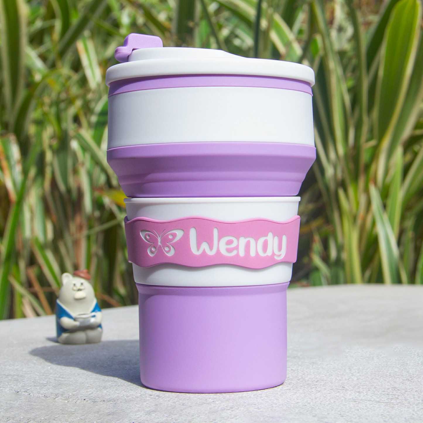 Personalised Portable Leak-Proof Silicone Water Cup | CWBaby159